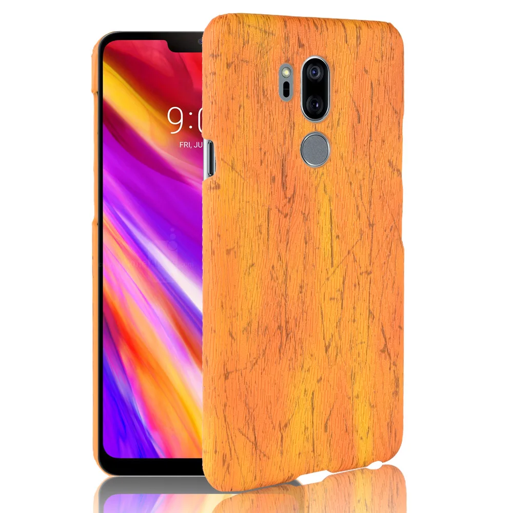 Woodern ретро кожаный чехол для LG G7 кожного покрова ударопрочный жесткий корпус на