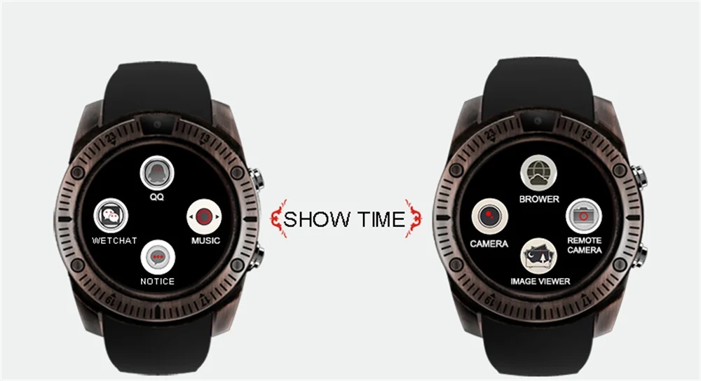 Новейшие винтажные Bluetooth Умные наручные часы KY003 для iPhone Android телефон Поддержка SIM