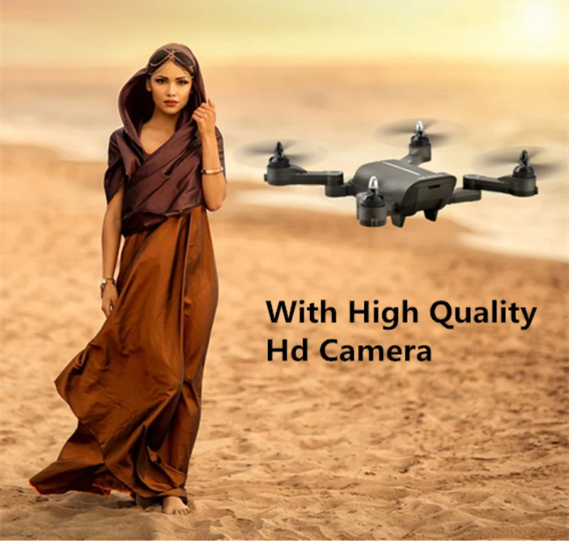 Складной Дрон с бесщеточным двигателем Wi Fi FPV HD камерой 1080P GPS|Радиоуправляемые