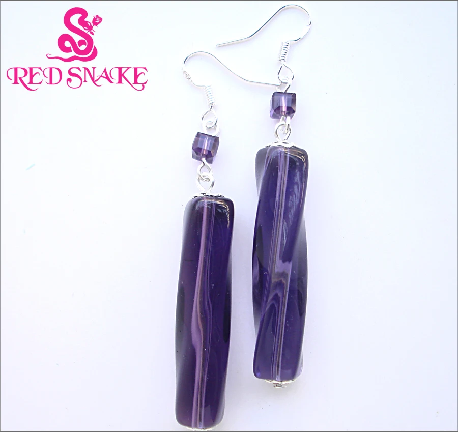 Модные Классические красные серьги змеи из муранского стекла|dangle earrings|fashion dangle