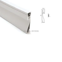 20 x 1m setslot wall washer aluminum led housing and 80mm tall led aluminium extrusions for recessed wall lighting