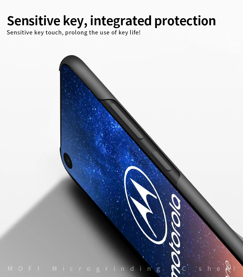 MOFi для Motorola Moto One Vision чехол для ПК Жесткий Чехол для телефона s для MOTO One Zoom E6 Plus Z4 Force Play P50 Note P40 One Pro