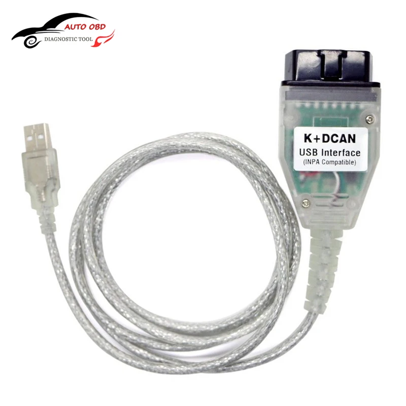 OBD 2 USB кабели для bmw Inpa Ediabas K + DCAN интерфейс диагностический инструмент BMW E46 INPA CAN