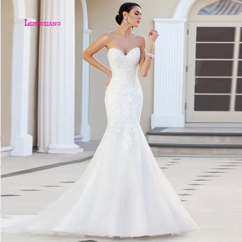 LEIYINXIANG популярное элегантное Новое поступление 2019 Свадебное Платье Vestidos De Noiva