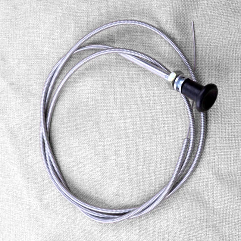 Silver Throttle Cable 152.4cm Tools Lawn Mowers Universal Push-pull Choke Metal Replacement Parts Spare Garden | Инструменты