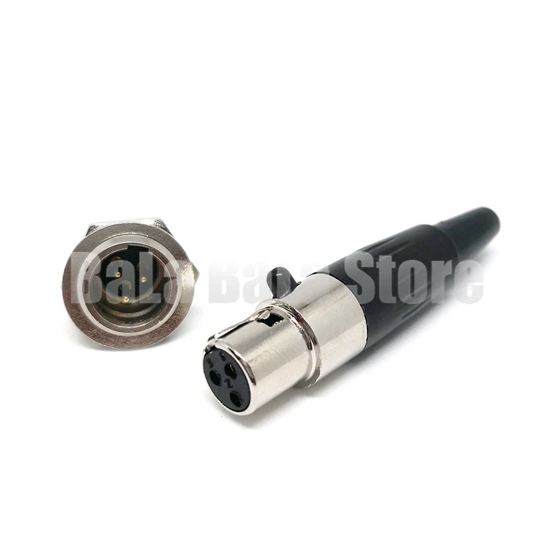 1 компл. мини XLR 3 контактный разъем и штекер Малый аудио для микрофона MIC кабеля