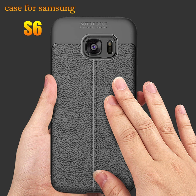 for samsung s6 YUETUO кожаный чехол с узором для телефона, чехол, чехол для samsung galaxy s4 s5 s6 edge plus s 5 neo s 4 6 edgeplus силиконовый - Цвет: for samsung s6