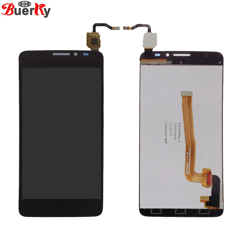 BKparts 5 шт. для Alcatel One Touch Idol X + Plus OT6043 6043 6043D Полный ЖК дисплей сенсорный экран стекло