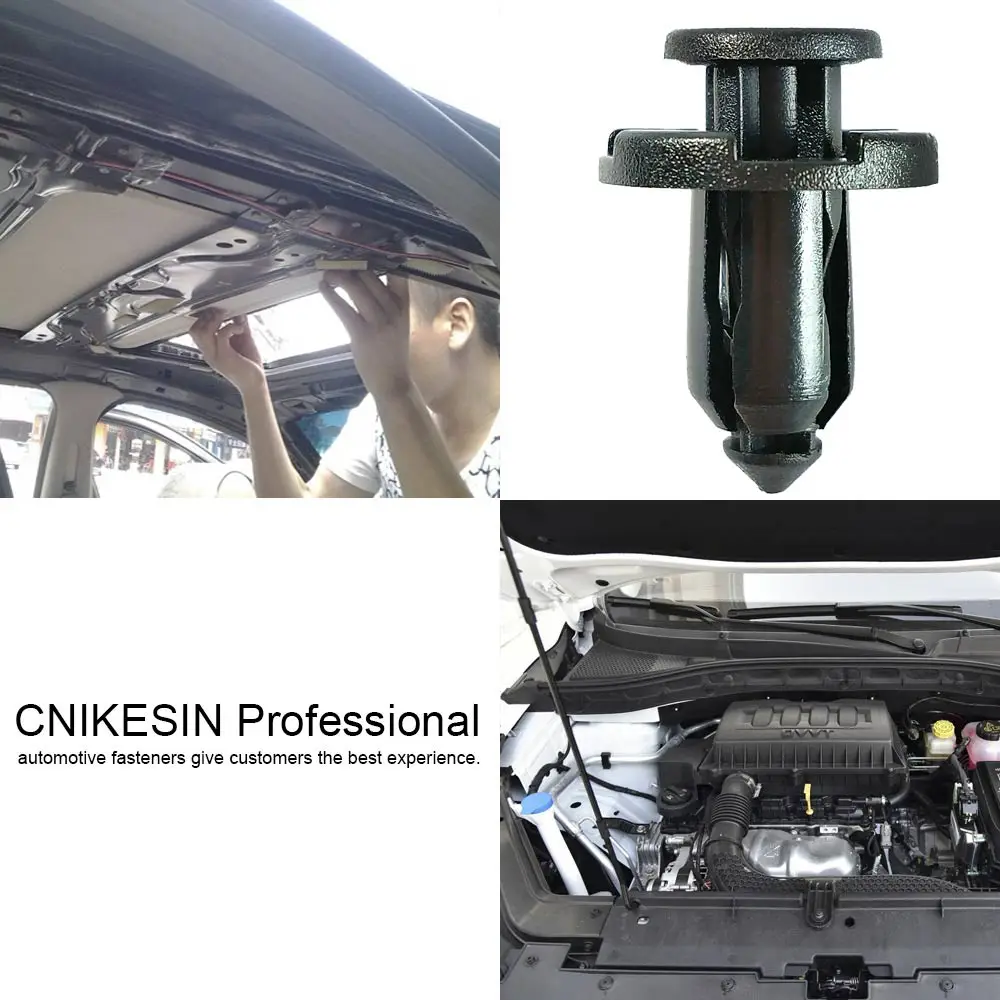CNIKESIN B108 50 шт. 10 мм автомобильные защелкивающиеся фиксаторы зажимы автомобильный