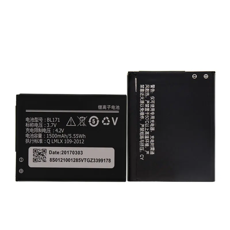 

1500mAh BL171 Battery for Lenovo A356 A368 A390 A376 A370E A500 A60 A65 A319 phone Replacement Batteries Bateria