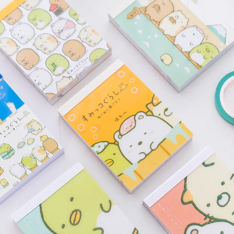 Sumikko Gurashi мультфильм Сделай Сам мягкий чехол мини блокнот дневник карманный