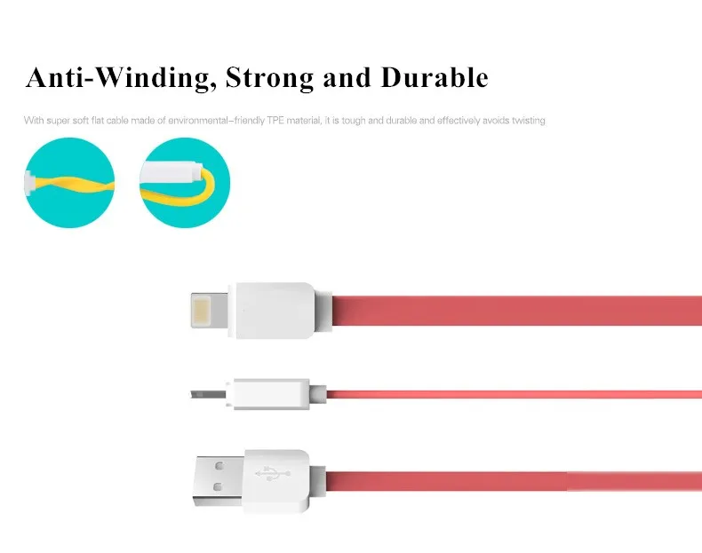 Плоский USB кабель для iPhone, GUSGU кабель для мобильного телефона для iPhone 2.1A зарядный usb-кабель для iPhone iPad кабель для зарядного устройства