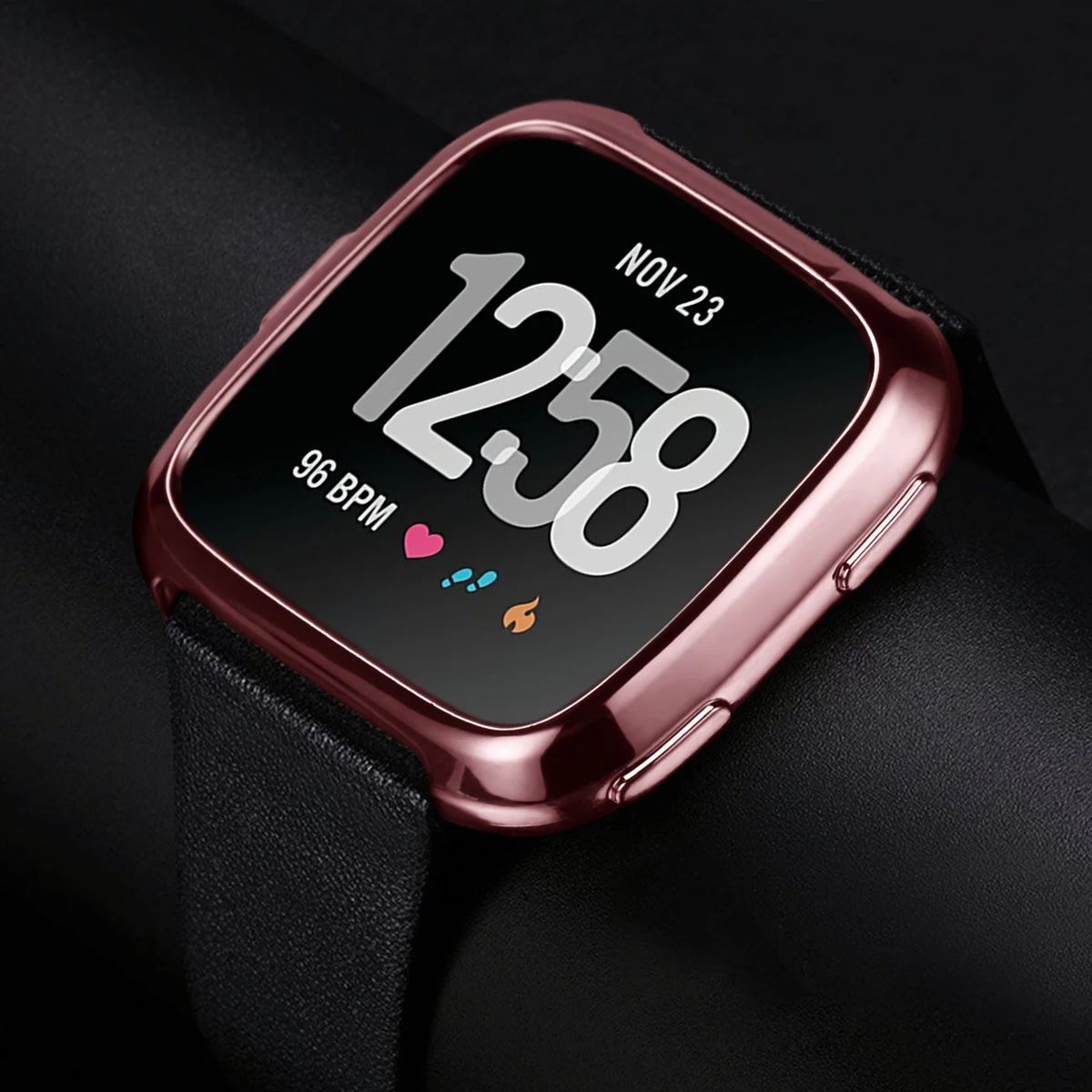 Полный Чехол Для Fitbit Versa покрытие+ ТПУ защитный силиконовый чехол Полный экран протектор для Fitbit Versa чехол 61014