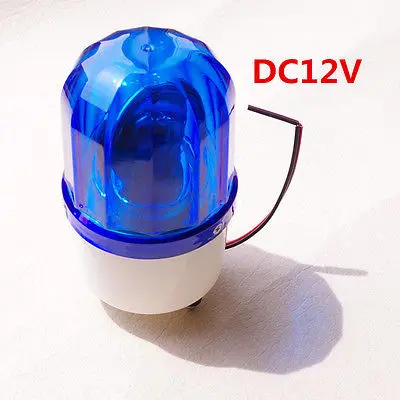 

DC12V Blue Rotating Beacon Warning Light Lamp Spiral Fixed LTE-1101