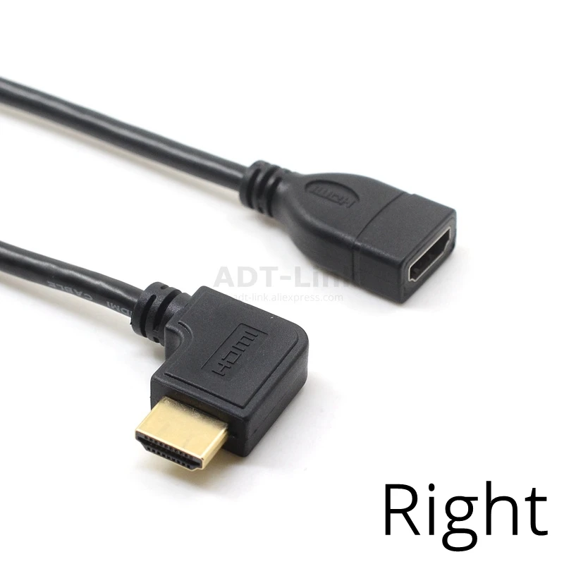 0 1 м 10 см вверх и вниз правый левый угол HDMI 4 тип Папа мама В удлинитель адаптер