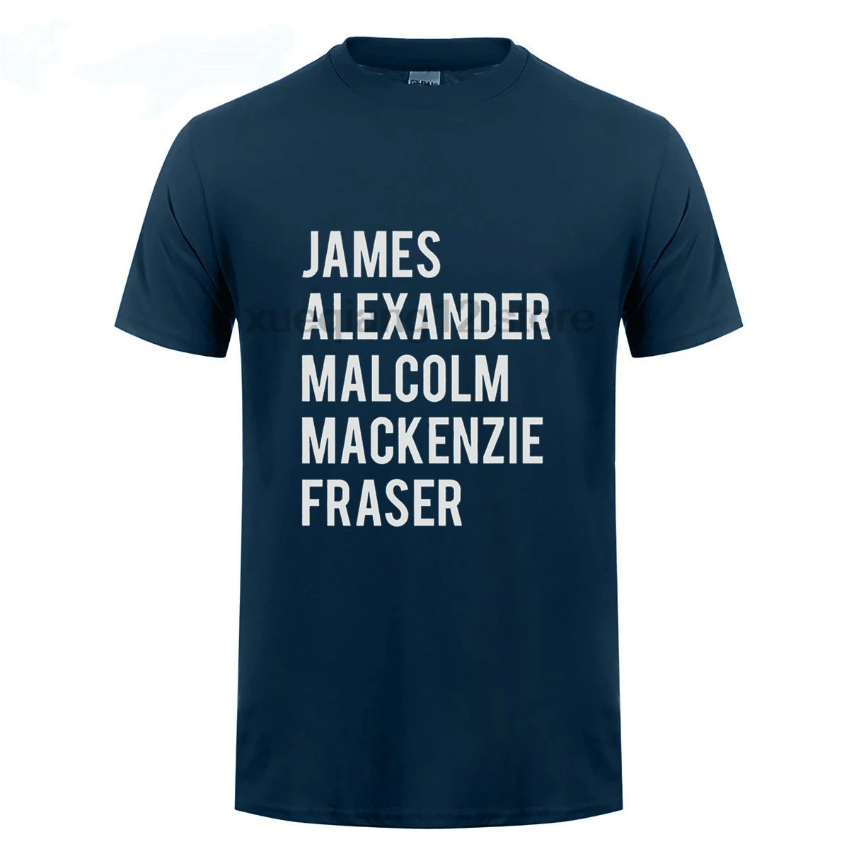 Мужская футболка с надписью Outlander Jamie Fraser|Мужские футболки| |