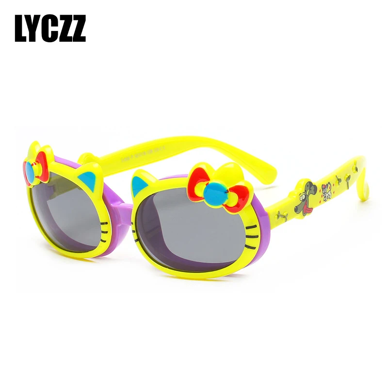 Lyczz Бренд аксессуары для глаз солнцезащитные очки защита от солнца Стекло es детей