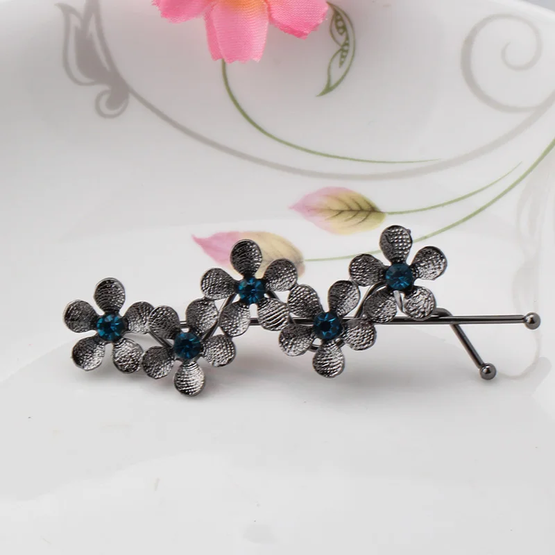 Женские металлические заколки для волос M MISM свадебные аксессуары с цветком