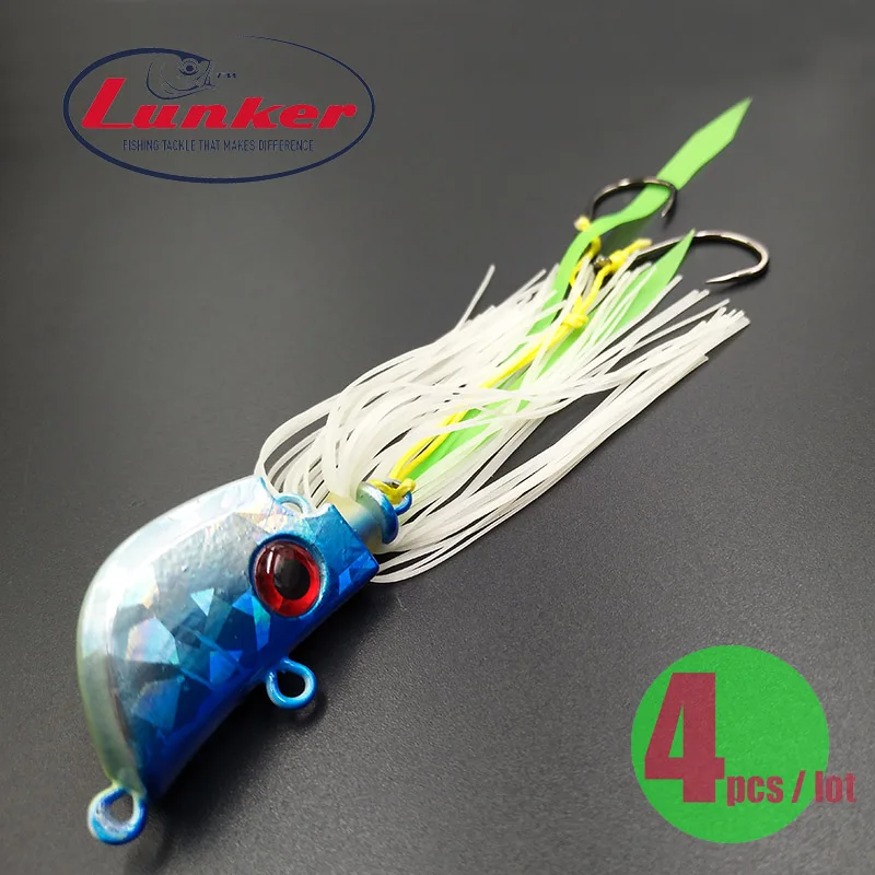 Lunker madai tai kabura rubber 25 г 45 65 85 металлическая медленная голова джига красные Снэппер