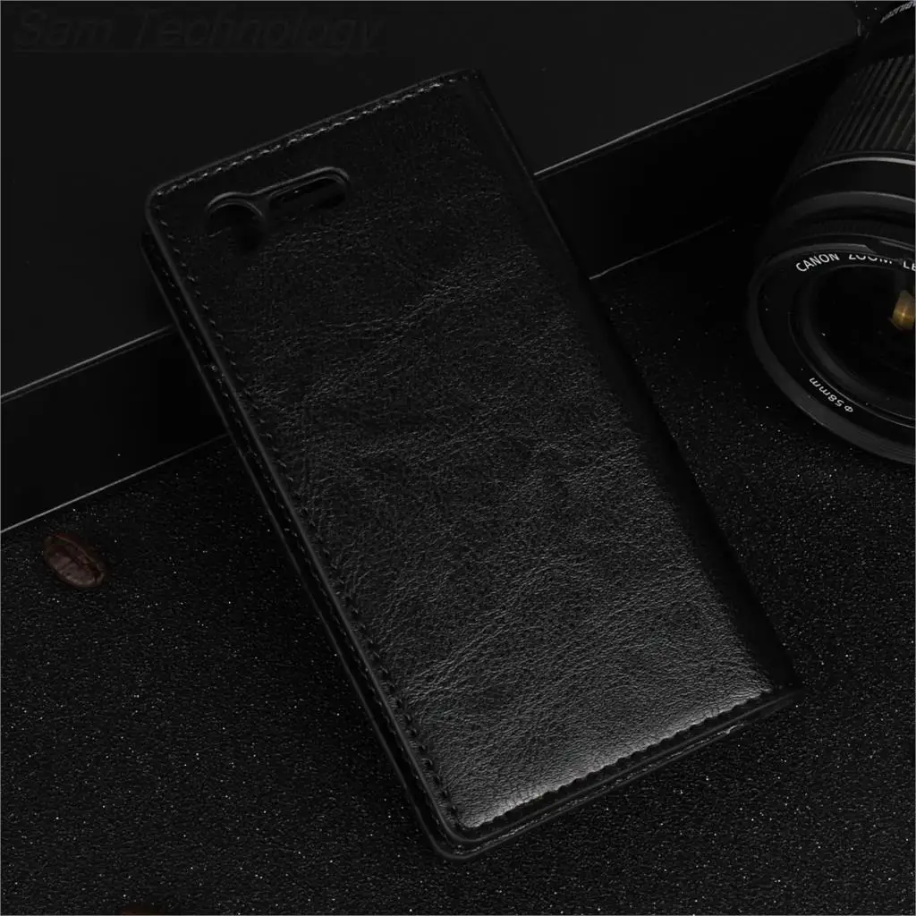 Роскошный чехол-бумажник для sony Xperia X Compact F5321 Премиум кожаный чехол с откидной крышкой чехлы для телефонов