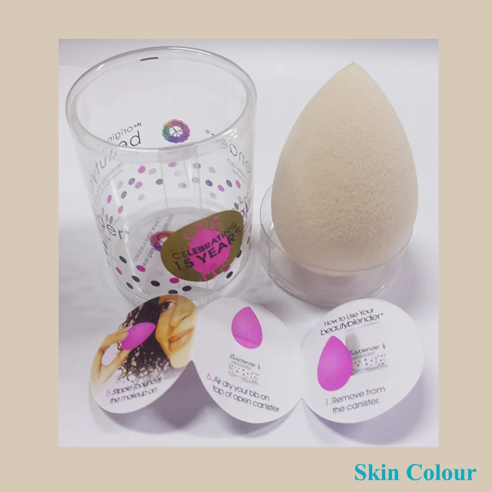 30 PCS SKIN COLOR 30 шт. в форме капли BB крем-пудра косметическая пуховка для глаз нос лицо красота смешивание губок Макияж инструмент - Цвет: 30 PCS SKIN COLOR
