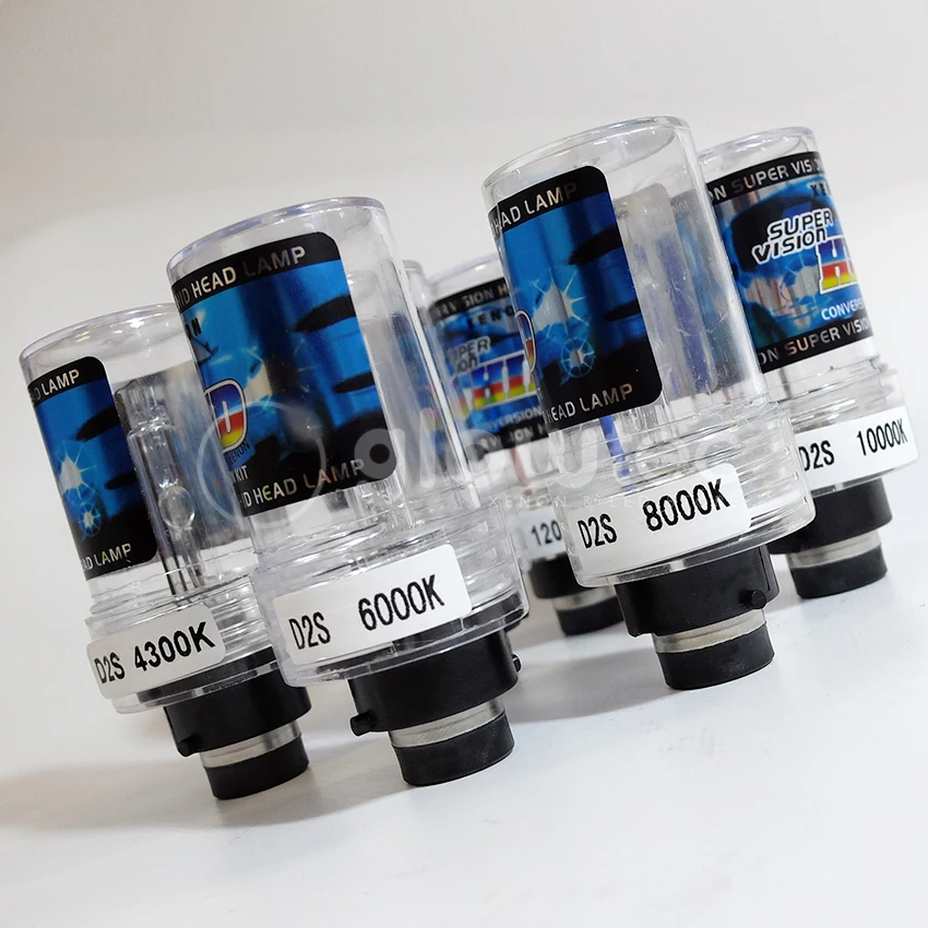 Ксеноновая лампа D2S 35 Вт 12 В HID 4300K 5000K 6000K 8000K 10000K 12000K 1 шт. GLOWTEC | Автомобили и