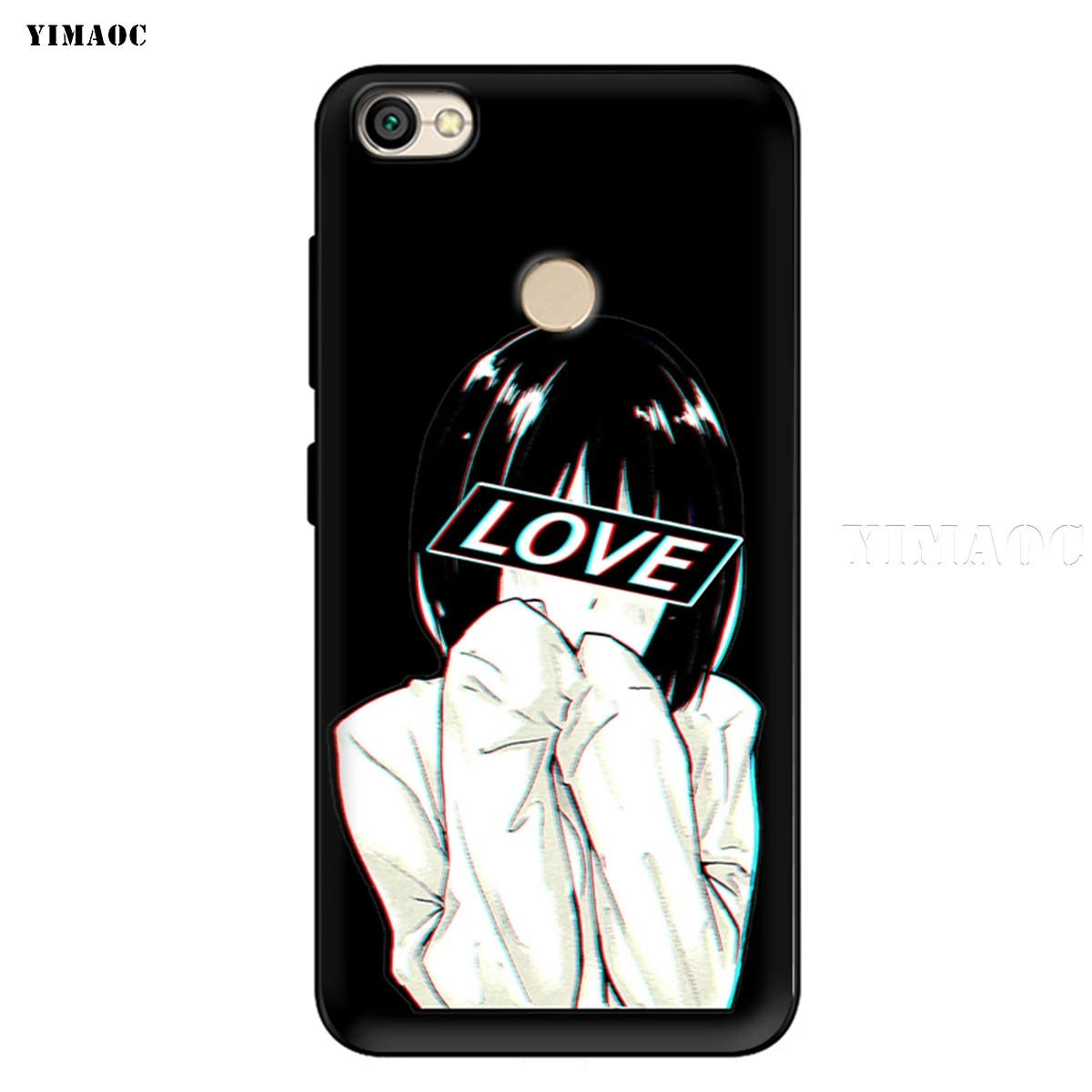 7 YIMAOC LEWD Sad японского аниме эстетический чехол для Xiaomi Redmi Note MAX 3 6 6A 7 6 8 9 se a1 a2 Pro Lite pocophone f1 - Цвет: 7