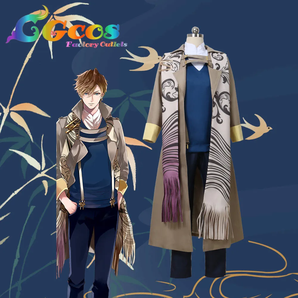 CGCOS Косплей Костюм ikemenvampire Theodorus van Gogh платья одежда Униформа CG514