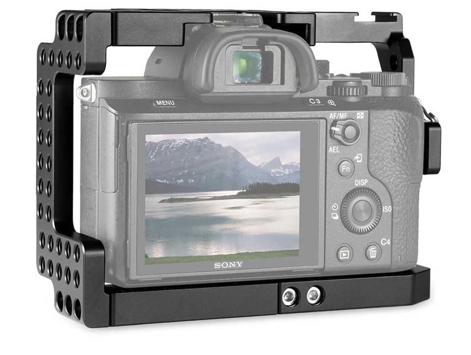 Клетка для камеры SmallRig A7M2 из алюминиевого сплава для камеры SONY A7II/A7RII/A7SII с креплением для холодного башмака-1660