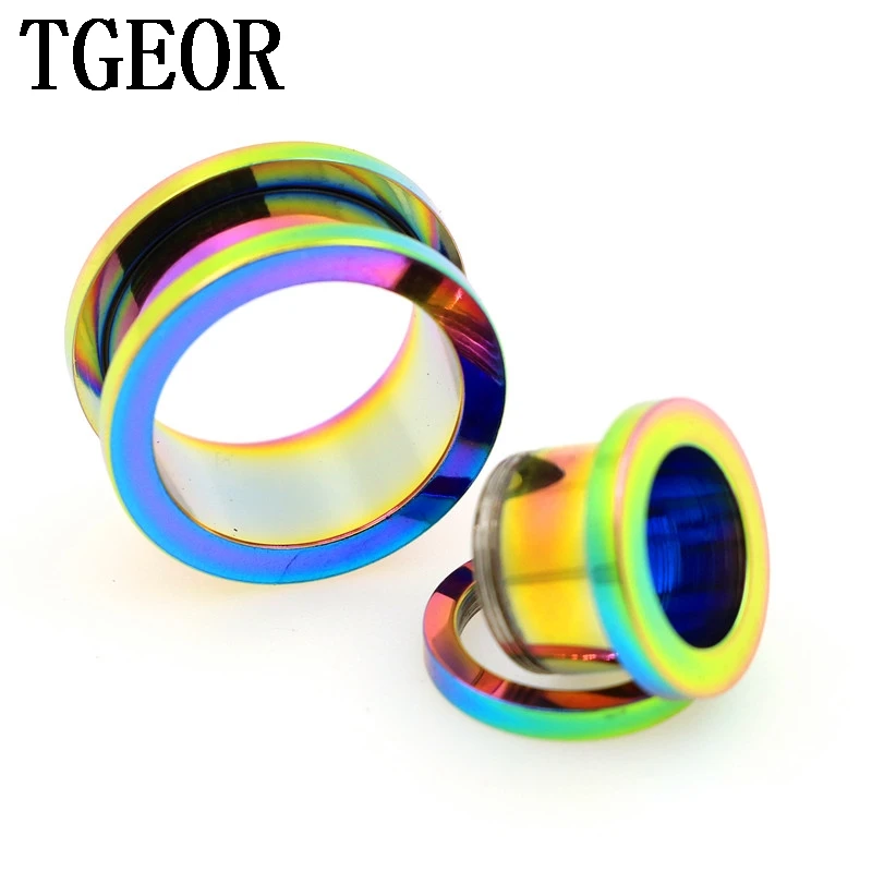 Туннель для ушей с титановым покрытием 20 шт.|ear tunnel|flesh tunnelpiercing wholesale |