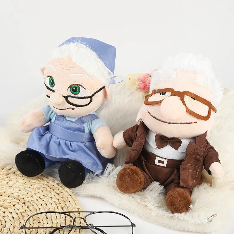 

2pcs Pixar Movie UP Carl Fredricksen Grandpa Carl Plush Toy Russell Soft Doll A birthday present for your child