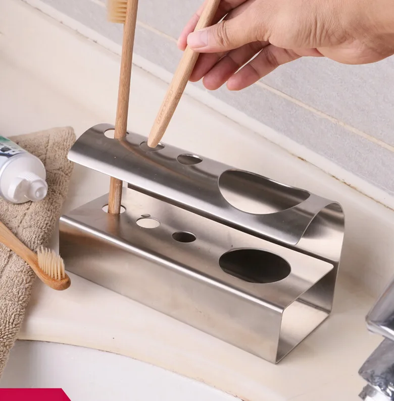 304 держатель зубной пасты из нержавеющей стали креативный металлический щетки