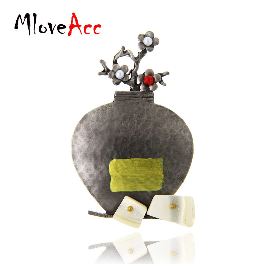 Винтажная брошь MloveAcc с античной отделкой горячая Распродажа металлические