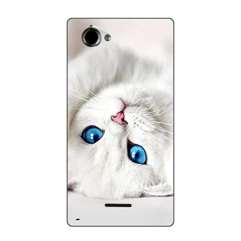 Чехол для телефона с цветочным принтом Sony Xperia L S36H C2105 чехлы сотовых телефонов