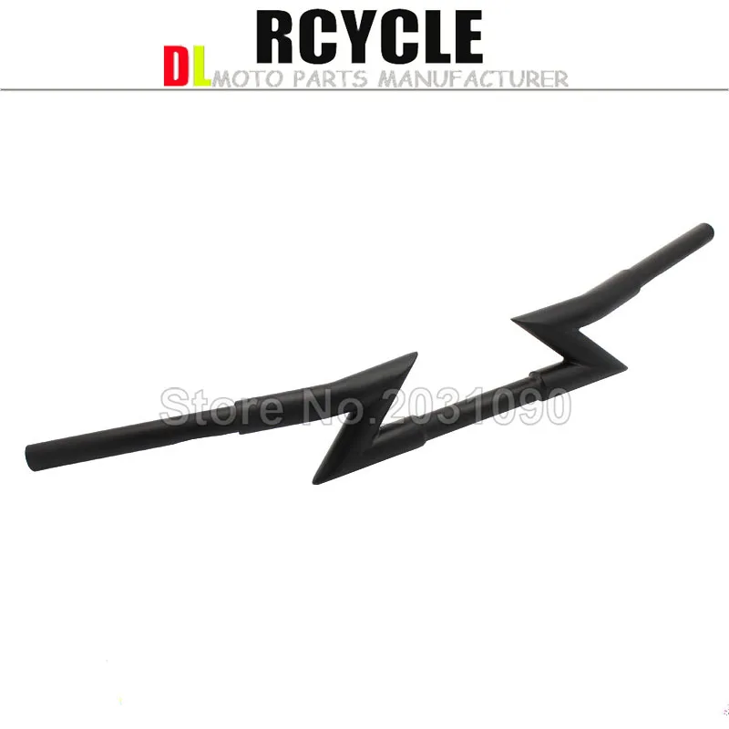 Яркий черный 1 1/4 &quotZ стиль ручка бар чоппер мотоцикл руль для Harley Clubman ручки|motorcycle
