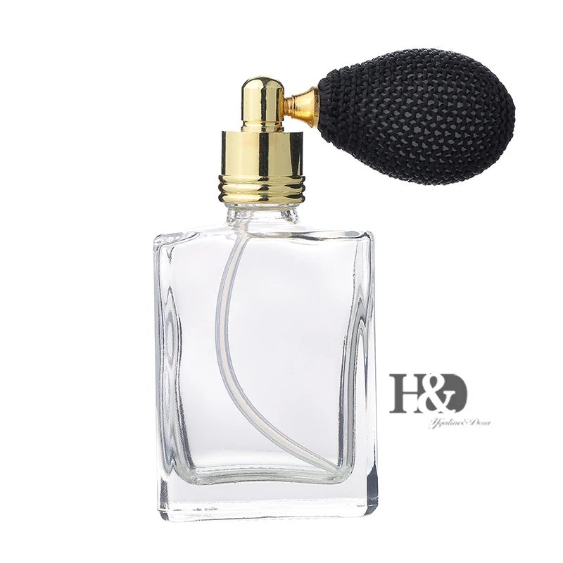 H&ampD 12ML Square Refillable Empty Perfume Bottle with Different Spary Rhomubus Grain set of 3 | Красота и здоровье