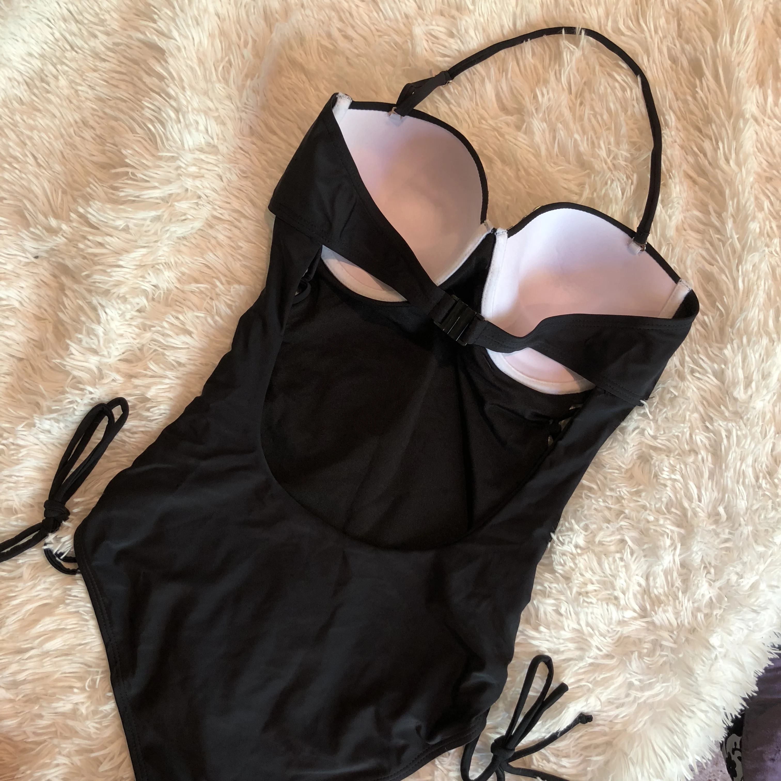 Женский слитный купальник со стразами летняя пляжная одежда большого размера 2019