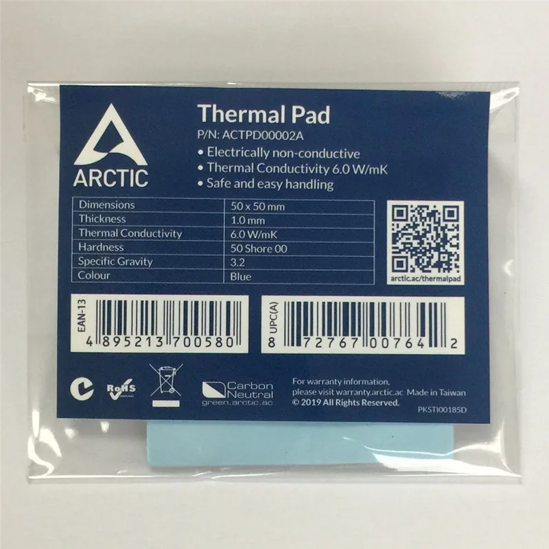 ARCTIC AC Thermal pad 1.0mm 6.0 W/mK High Efficient thermal conductivity Original authentic Arctic | Компьютеры и офис