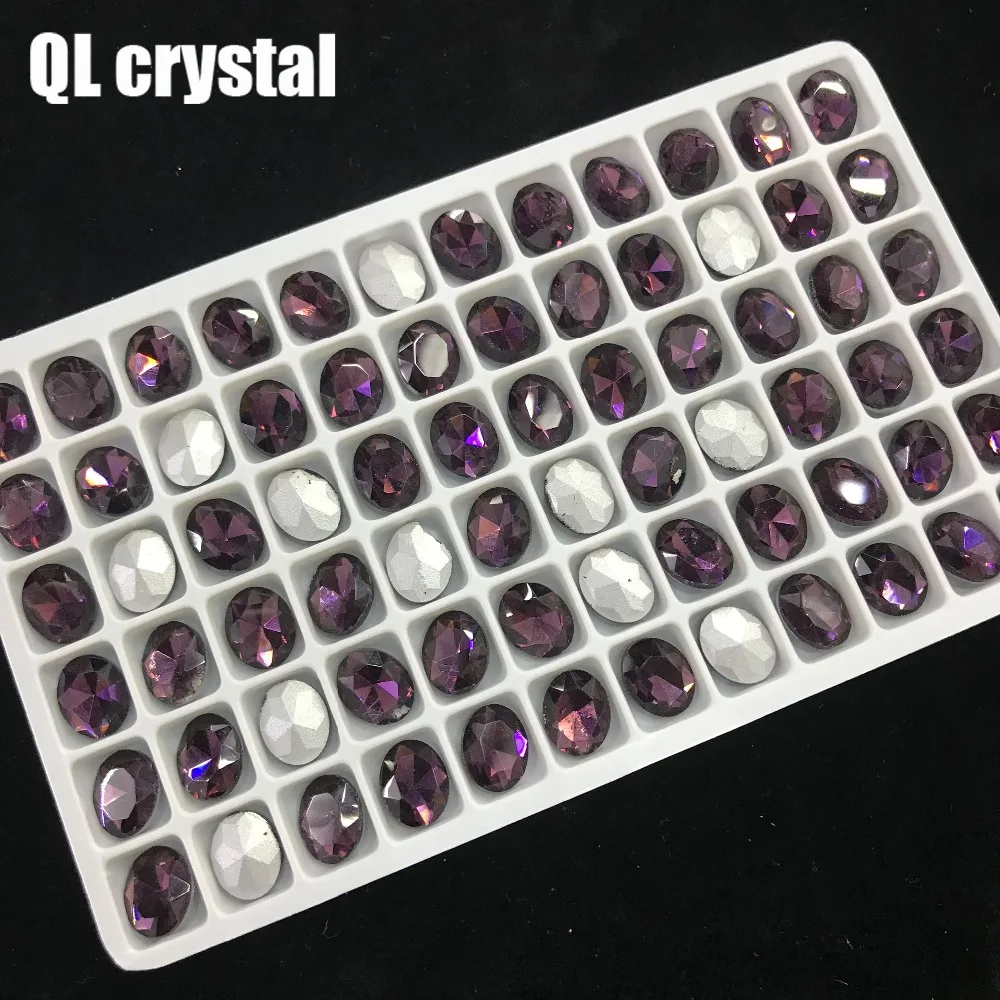 QL Crystal ALL SIZE Oval Pointback Rhinestone High Quality for Jewelry Making DIY Accessories | Дом и сад
