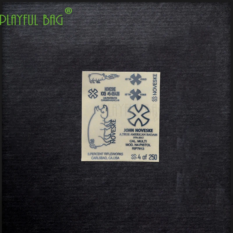 Металлическая Водонепроницаемая игрушка-наклейка сделай сам водяная