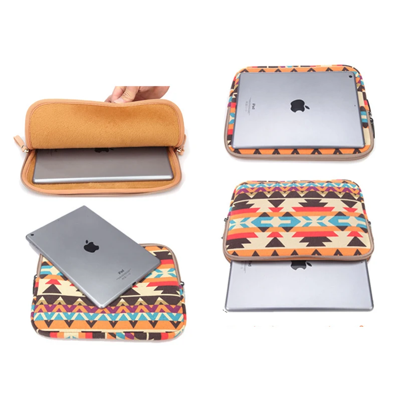 Холст рукавом сумка для iPad 2/3/4 Mini1/2/3/4 Air1/2/3 Новых 9 7/Pro9.7/10 5 Противоударная защитная