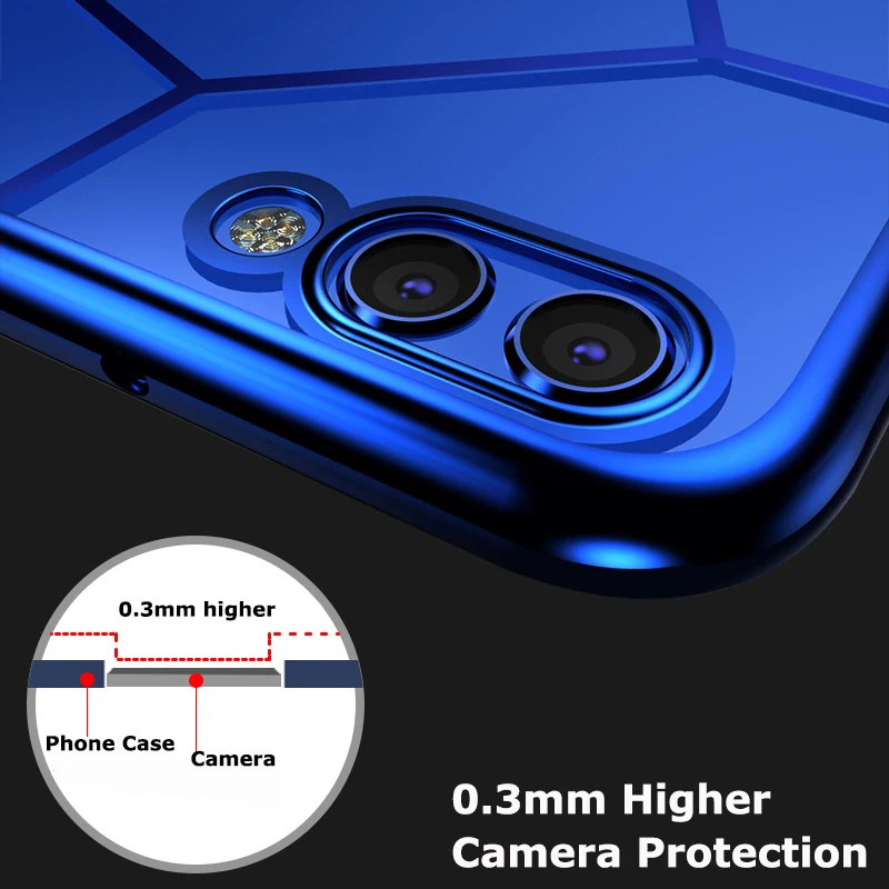 On the for huawei honor 10 case honer view phone cover luxury huavei protective bumper skin coque honor10 view10 |