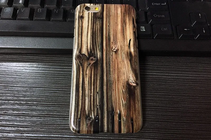 Чехол с узором из натурального бамбука и дерева для iphone 7, 8 Plus, 5, 5S, SE, 6, 6S Plus, жесткий чехол с кольцом для роста дерева, Деревянный чехол Capinhas
