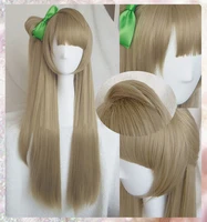high quality anime lovelive love live kotori minami wig halloween hair cosplay costume wigs green bow hairpin