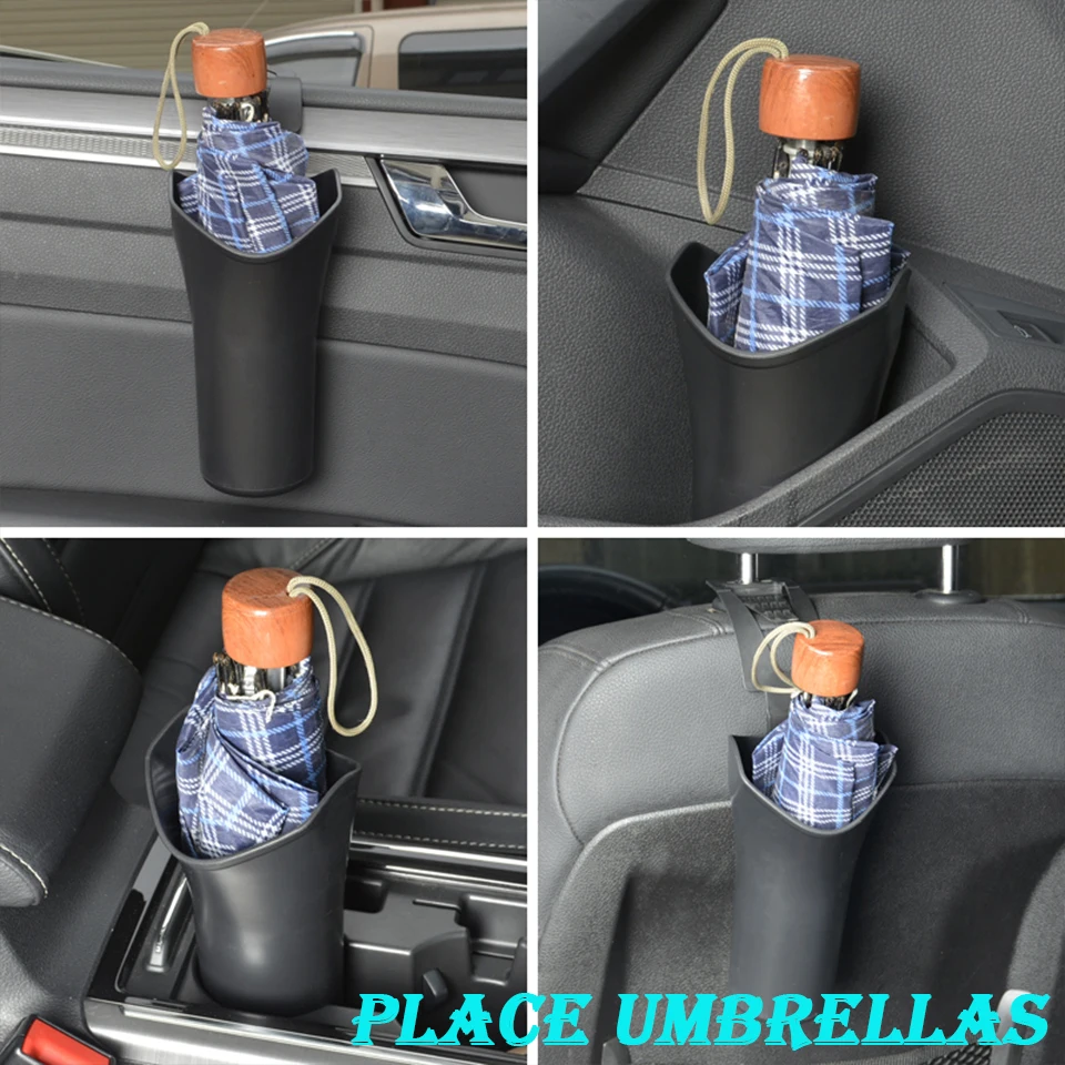 Car Umbrella Water Cup Sundries Storage Bucket For Honda Civic 2006-2011 Accord Fit City CRV Volvo S60 XC90 V40 V70 V50 V60