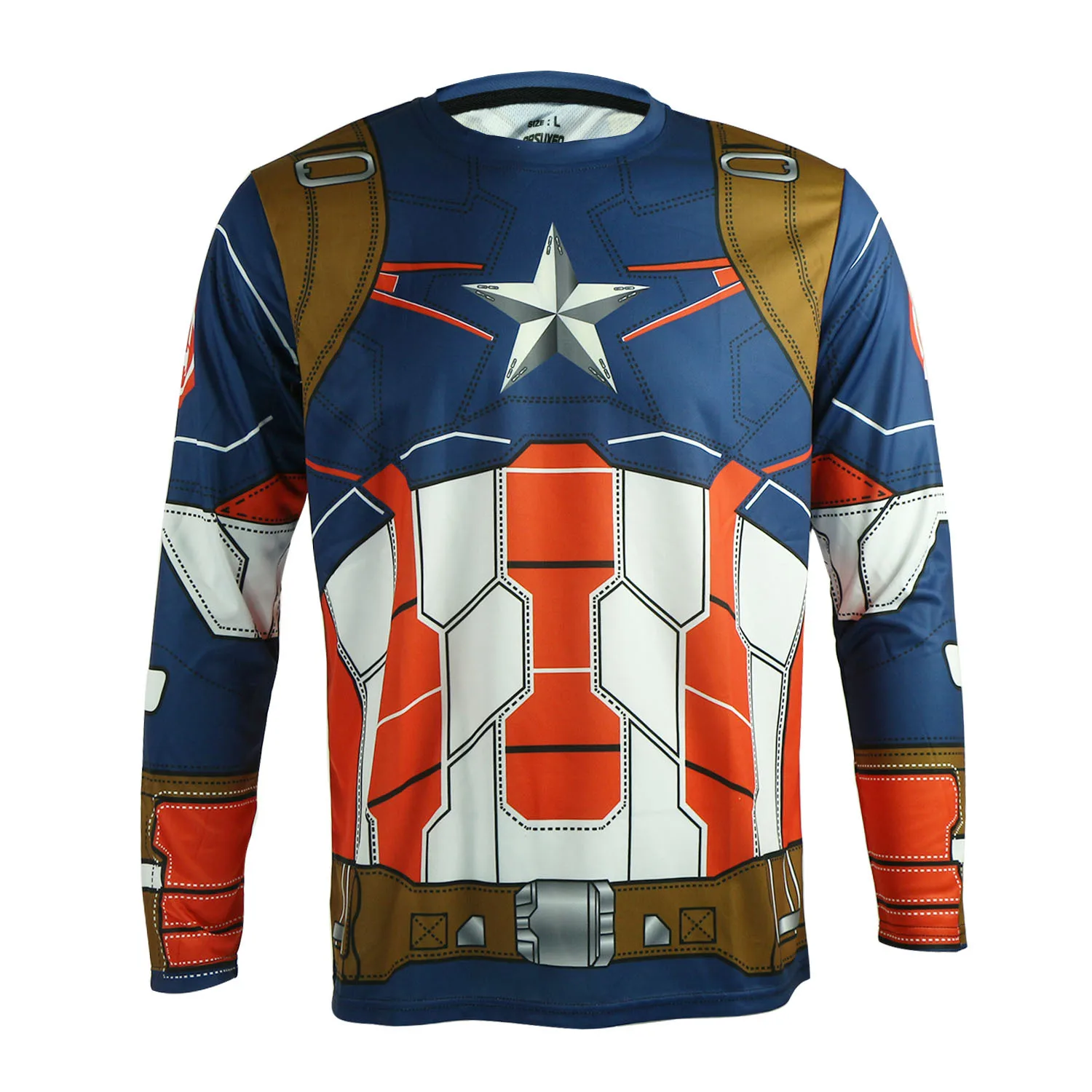 Мужская рубашка для велоспорта с длинным рукавом DH катания на горных велосипедах