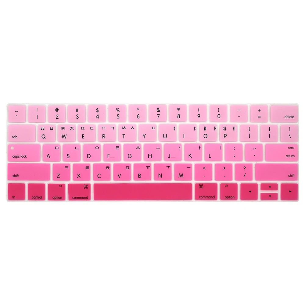 Корейский защитный чехол для клавиатуры MacBook с сенсорной панелью 13 15 A1706 A1707A1989