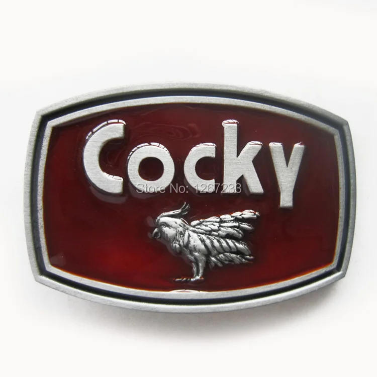 Прямоугольный ремень с пряжкой Cocky Red Bird BUCKLE AN006|belts belt buckles|red bucklebelt |