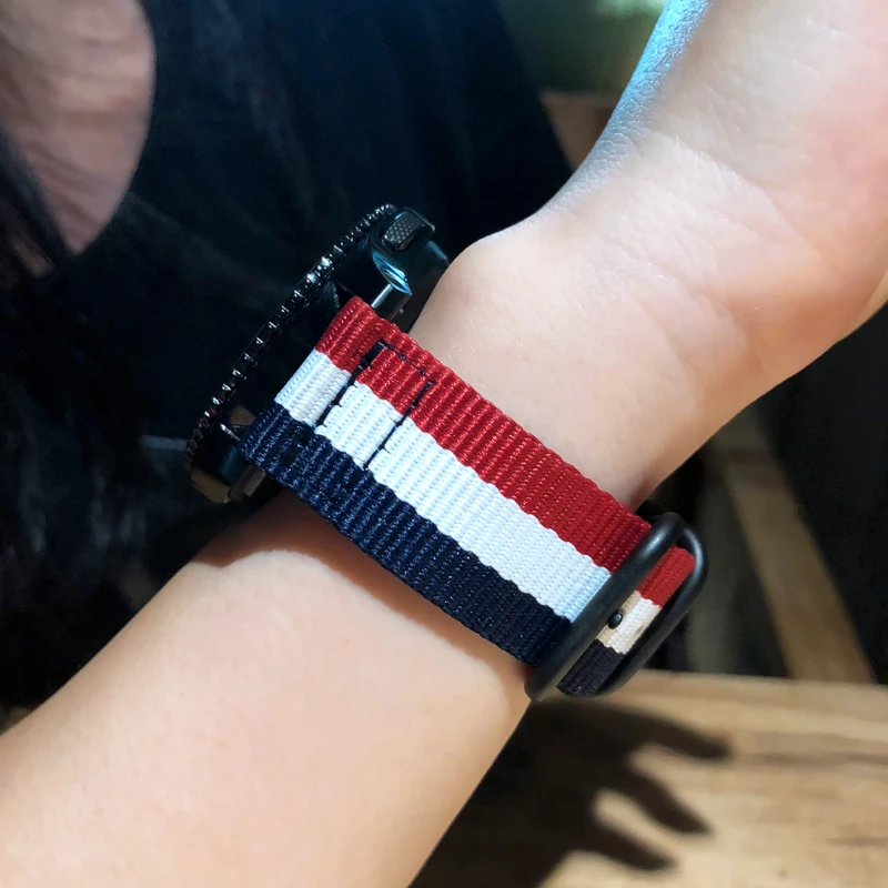 Для samsung gear sport S2 S3 Frontier классический ремешок для часов huami amazfit bip ремешок huawei GT 2 galaxy watch active 42 46 мм