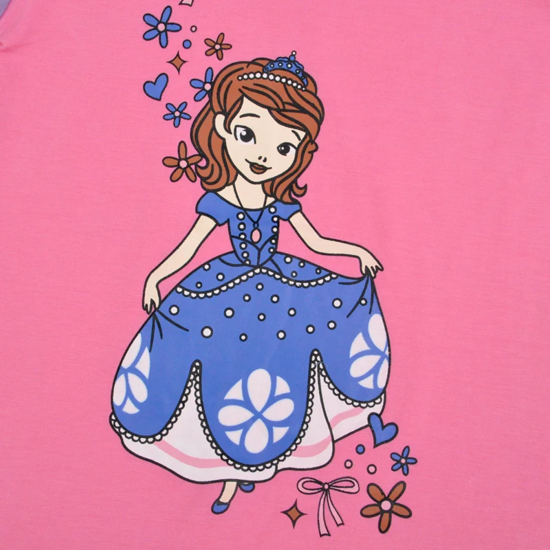 Летняя одежда для маленьких девочек платье принцессы Софии нарядные платья